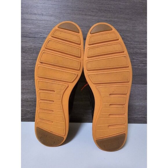 Cole Haan Mens Size 11.5 Original Grand Wingtip Oxford Java-Tumeric Brown Orange - Picture 4 of 7